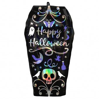 Foiled balloon coffin 38 cmx68 cm
