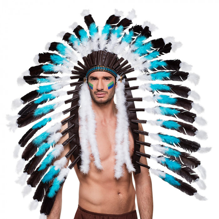 Indian headdress "Snow Wolf"