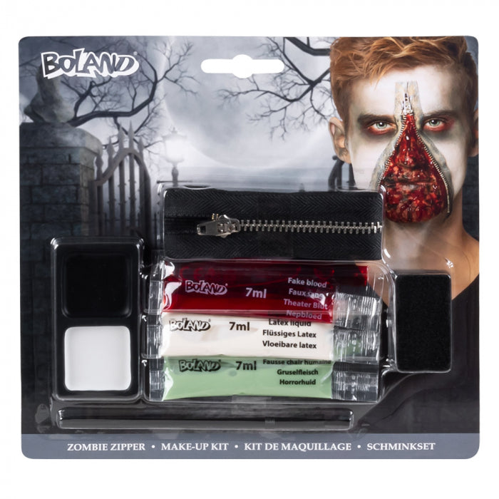 Makeup set zombie zipper