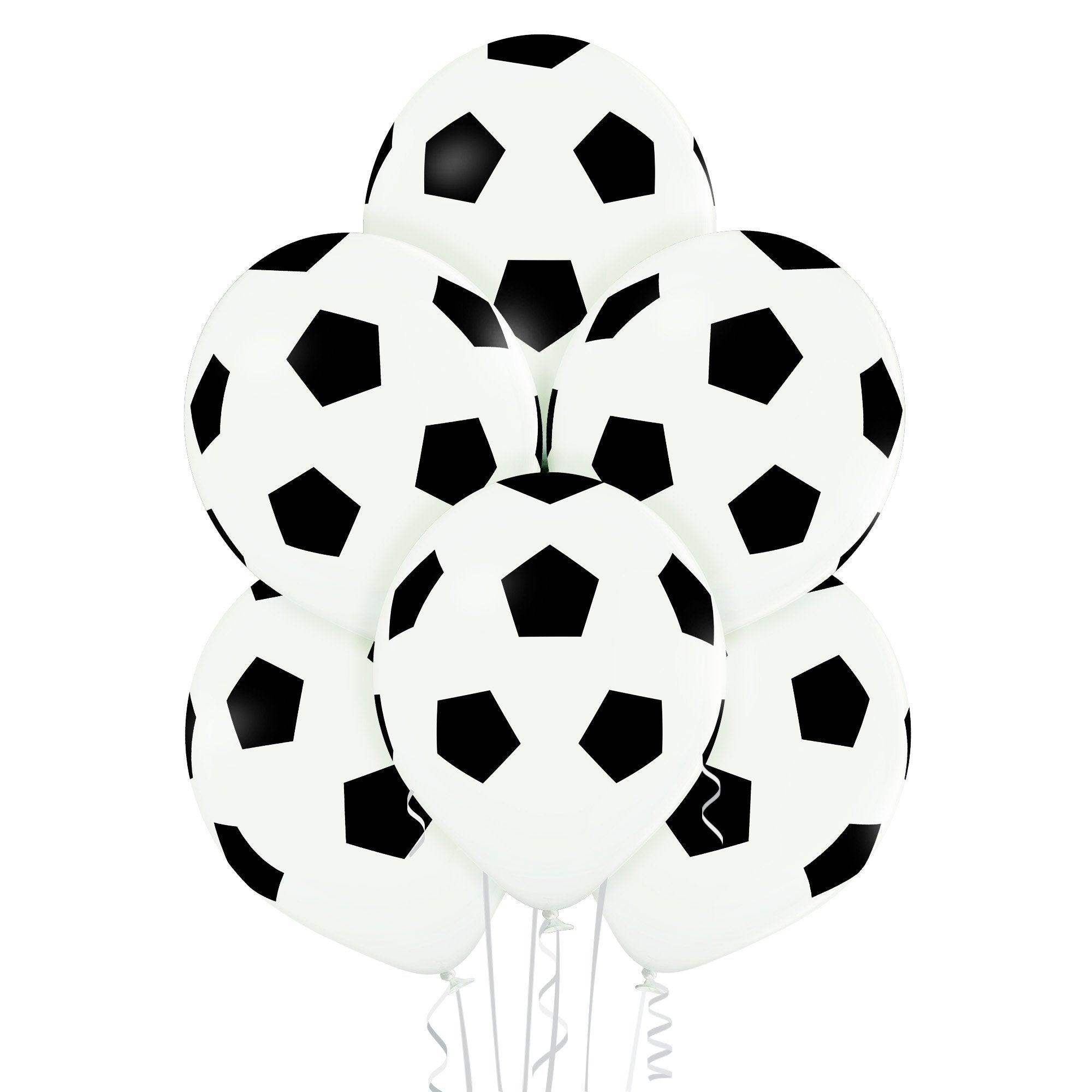 Bunch of balloons soccer balls 30cm