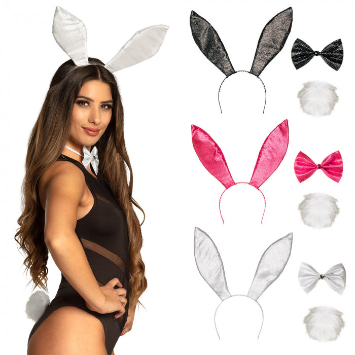Rabbit set (waist, bow tie and tail)