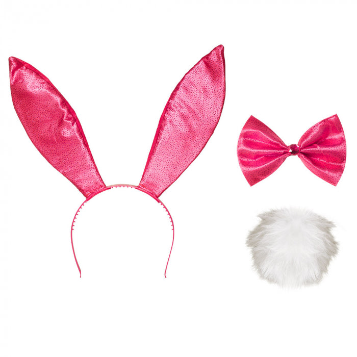 Rabbit set (waist, bow tie and tail)