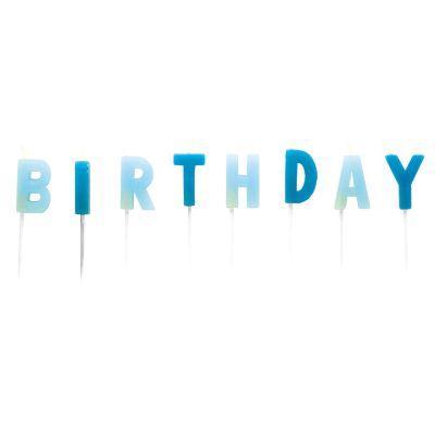 დაბადების დღის სანთლების ნაკრები Happy Birthday