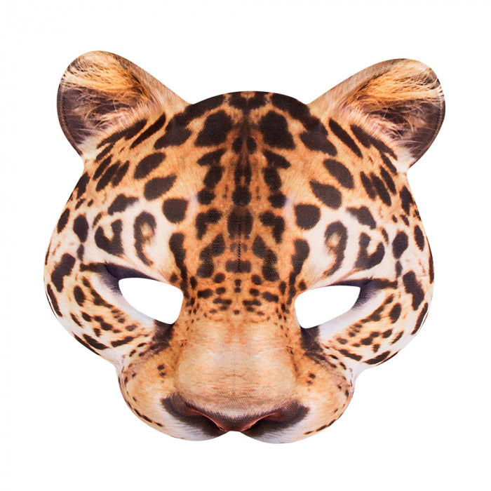 Half face mask leopard