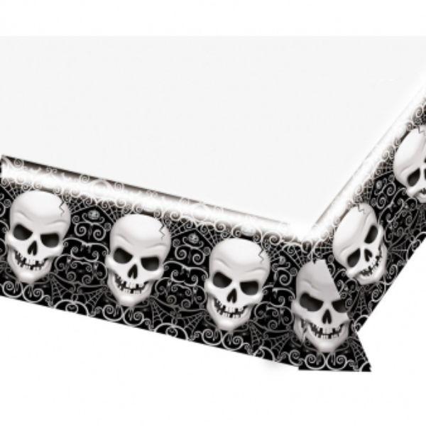 მაგიდის გადასაფარებელი თავის ქალებით 137 x 243 სმ