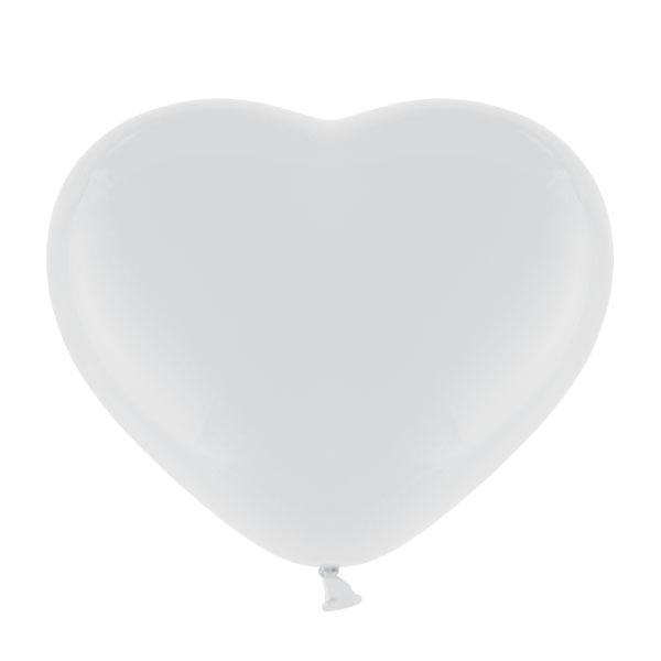 ლატექსის გული ბუშტები სხვადასხვა ფერი 1ც 30სმ