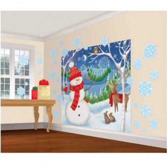 Paper decoration set "Winter Friends" 165 x 82.5 cm / 7.6 - 27.9 cm