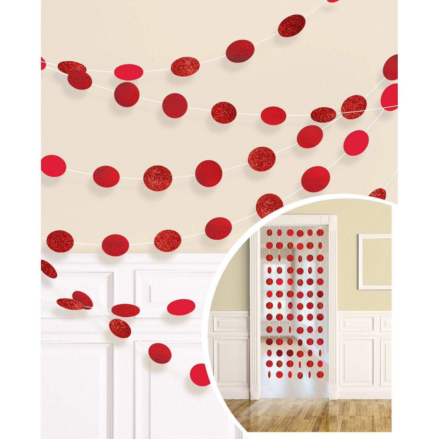 Hanging decoration of different colors 213m