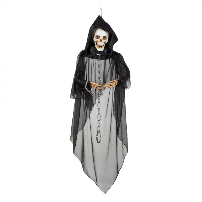 Hanging decoration skull ghost (150 cm)