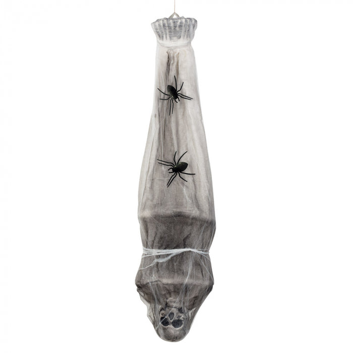 Hanging decoration skeleton cocoon 120cm