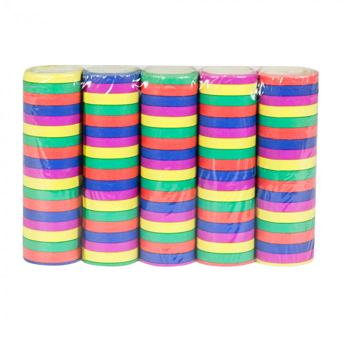 Paper colored serpentine set 5 pcs (4 m)