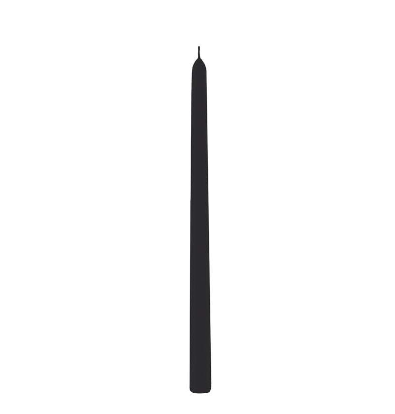 2 long candles of 30 cm in different colors