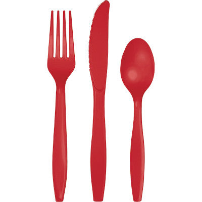 Colorful knife-fork-spoon 18 pcs