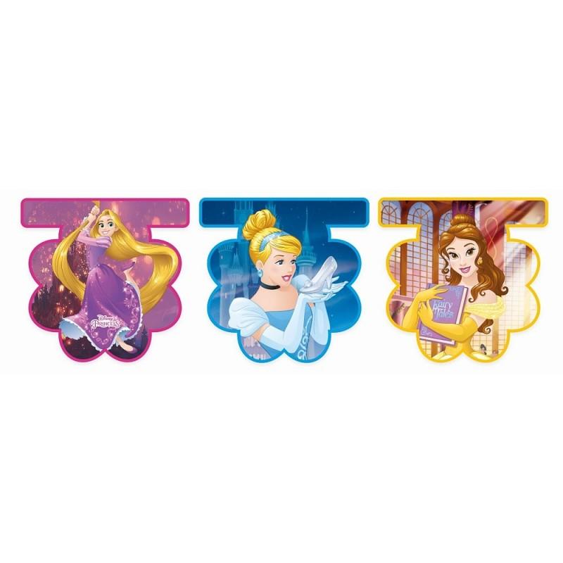 სამკუთხა ბანერი დისნეის პრინცესები