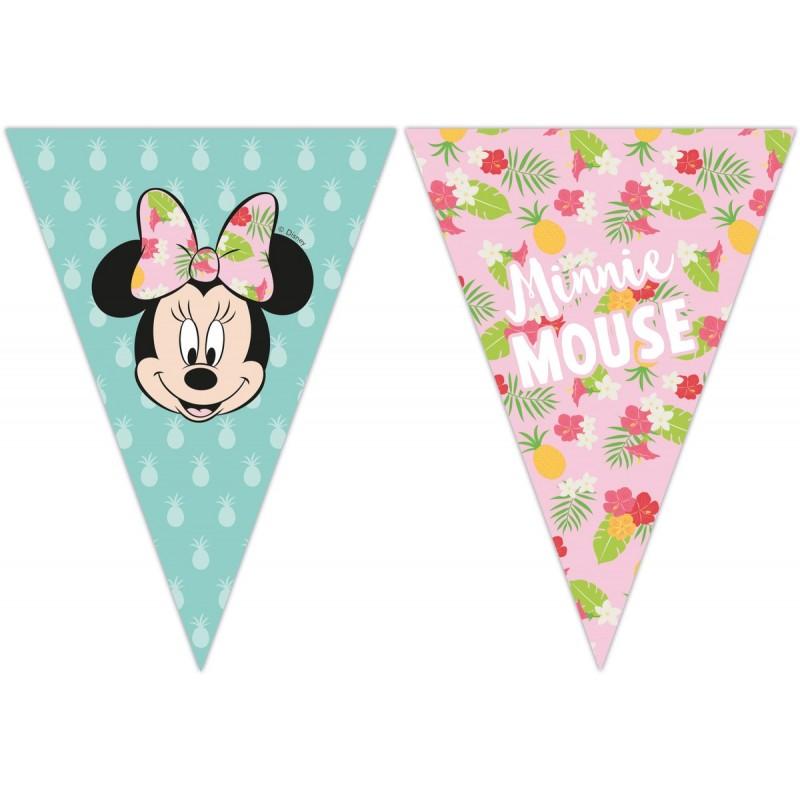 Triangular flag banner tropical mini