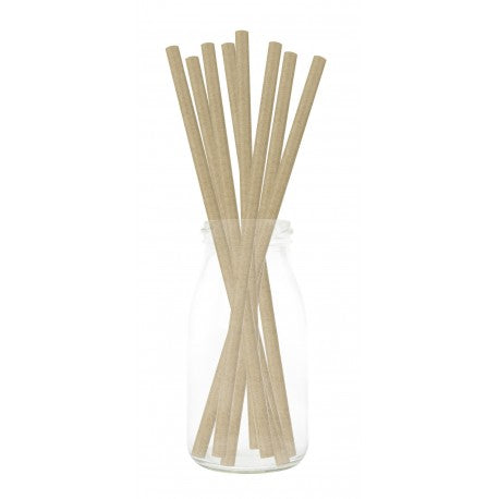 Kraft straws 10 pcs