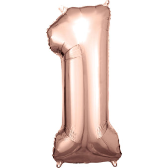 Copper Foiled Helium Balloon Figures 83 cm