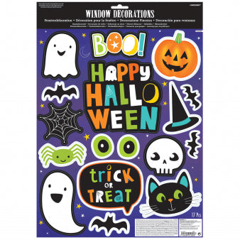 Window stickers Halloween friends