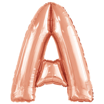 Foil balloon letters Rose Gold 86 cm