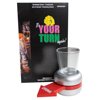 თამაში დასალევად Shot Spinner (1ც სპინერი და 1ც ჭიქა)