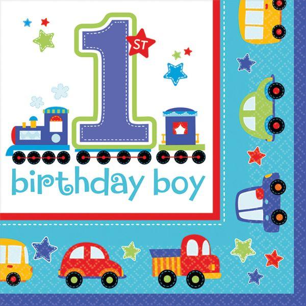 ხელსახოცი all aboard birthday