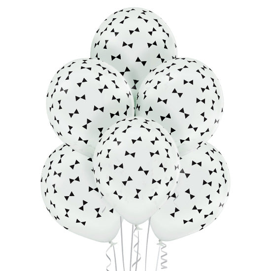 Latex balloon with ties 6 pcs