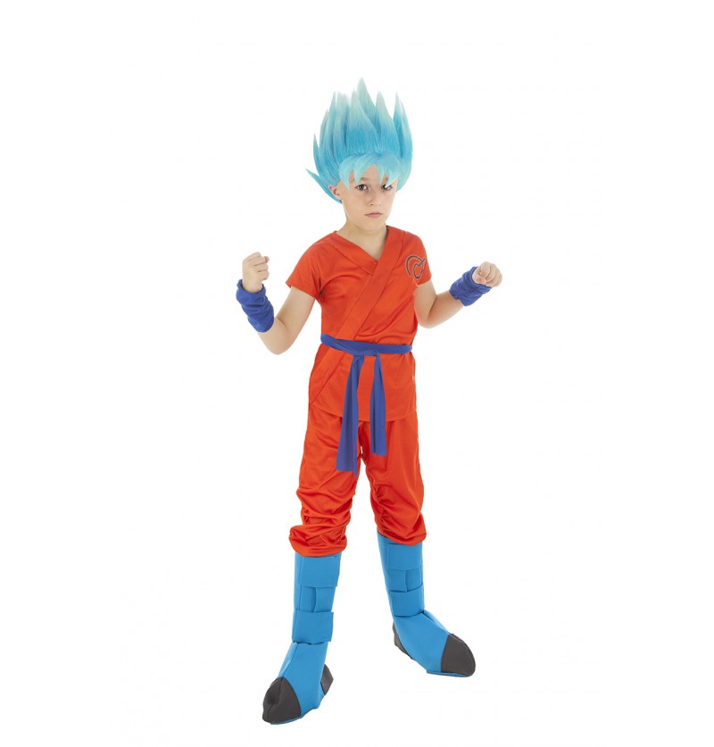 კოსტუმი GOKU SUPER SAIYAN GOD სხვადასხვა ზომის