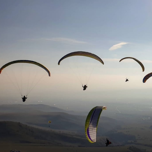 Paragliding adventure