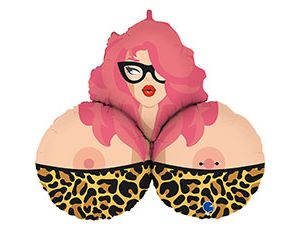 Foil Balloon Mrs. B 89 cm