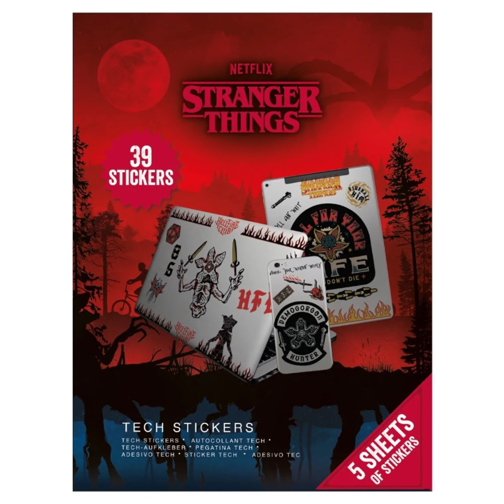სტიკერების ნაკრები STRANGER THINGS 4 (39ც)