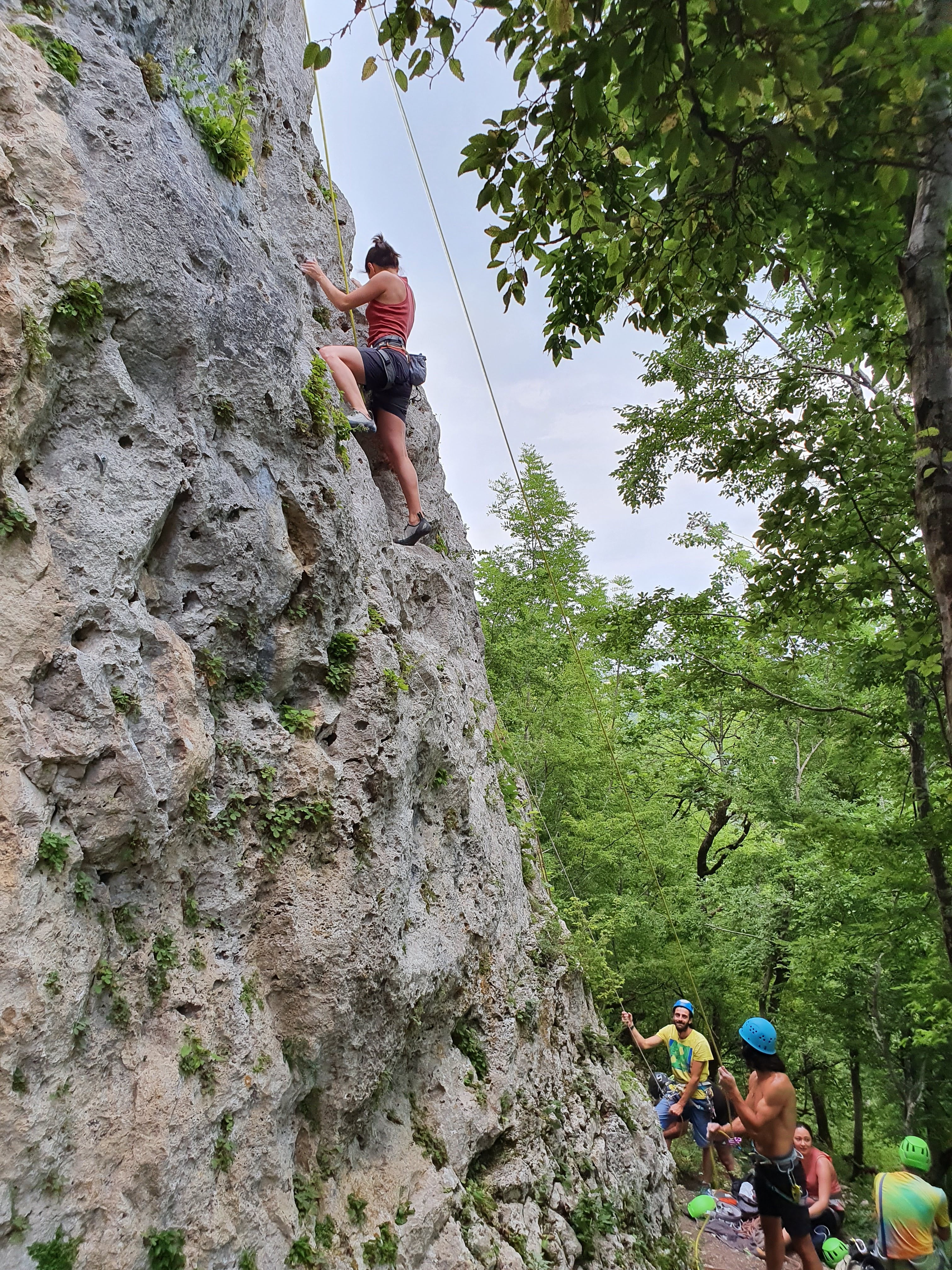 A rock climbing adventure