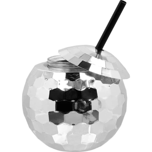Cup with sippy cup disco ball 650ml different colors