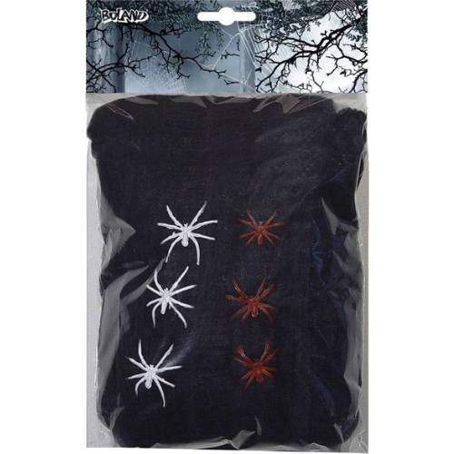 ობობას ქსელი შავი 100გრ 6 ობობით