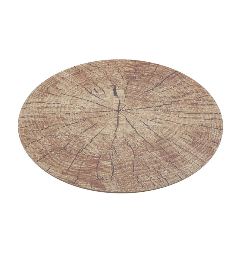 თეფშის დასადები ხის ფაქტურის ეფექტით 38CM