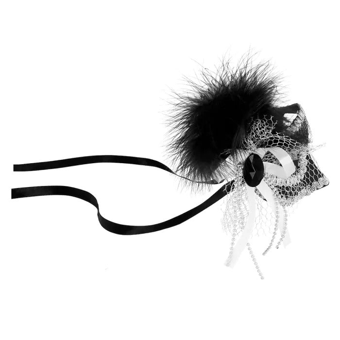 თვალის ნიღაბი ვენეციური flapper