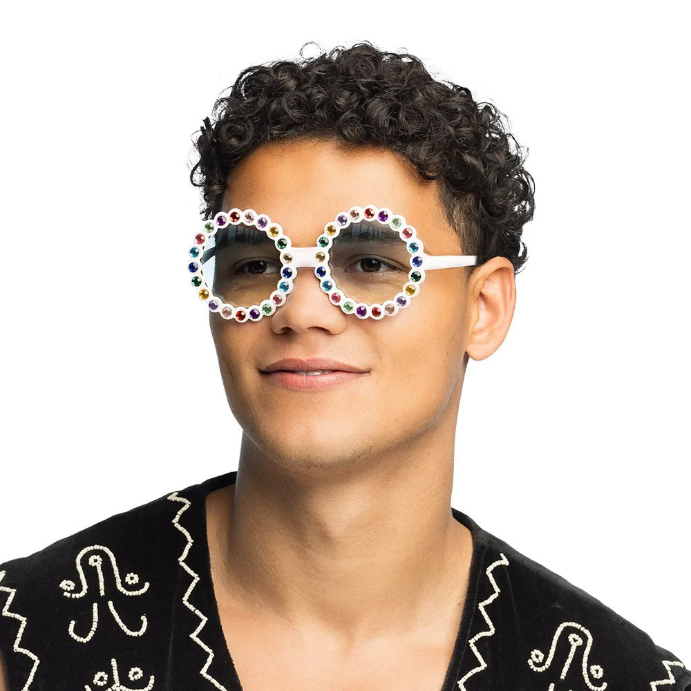 წვეულების სათვალე ფერადი