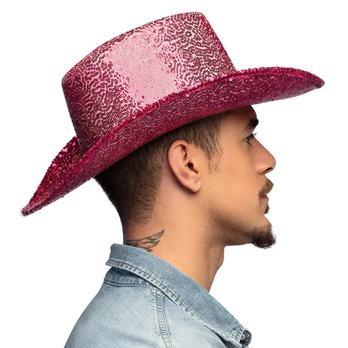 Cowboy hat hot pink