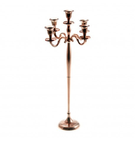 Metallic copper candlestick 150 cm