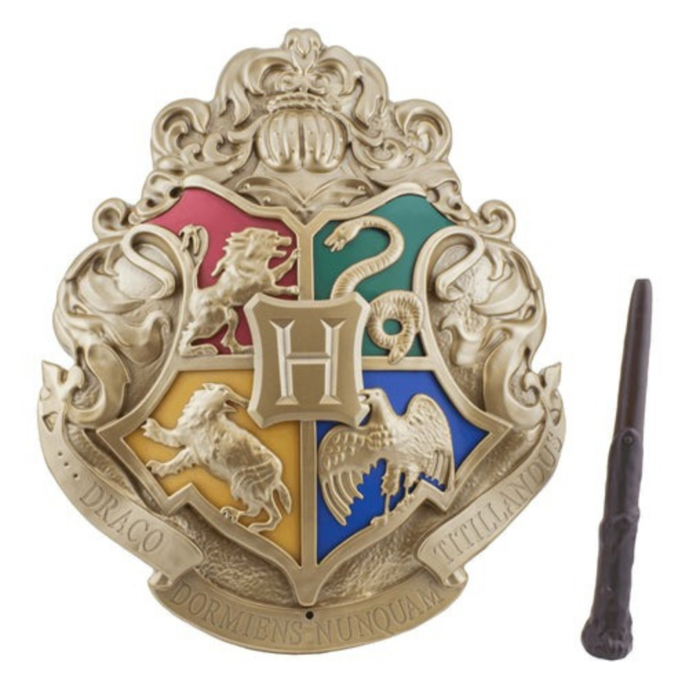 Lamp with wand HARRY POTTER HOGWARTS CREST