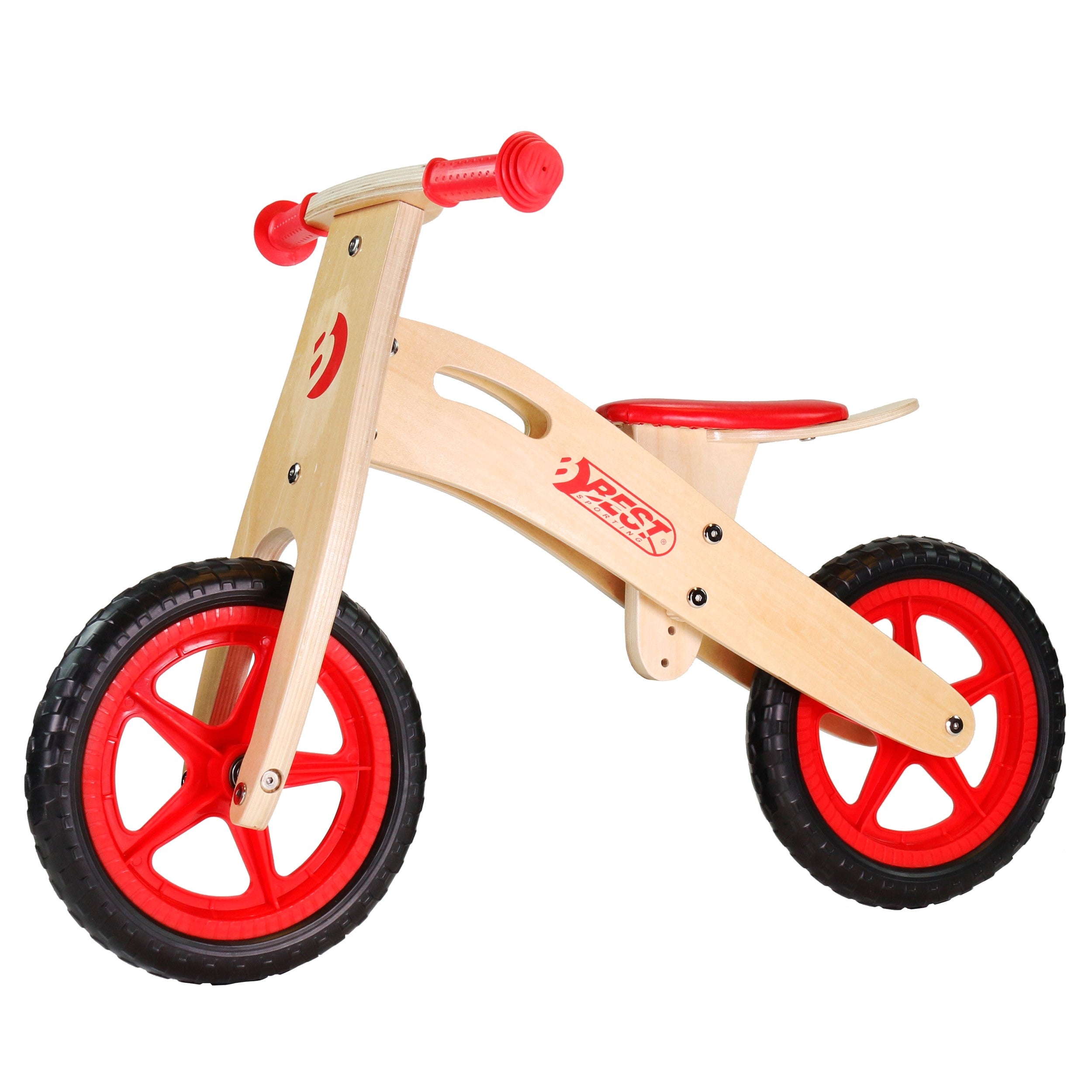 Balance bike made of wood