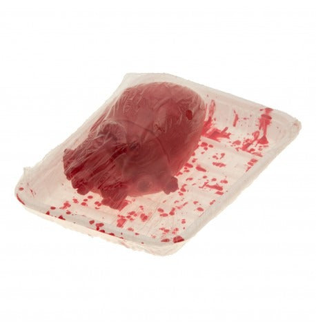 დეკორაცია სისხლიანი გული 13CM X 7.5CM X 5.5CM