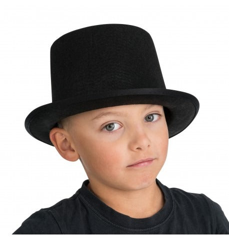 Black felt hat for children 56 cm x 12 cm