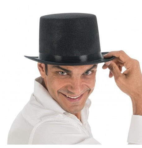 Black felt hat for adults 59cm x 12cm