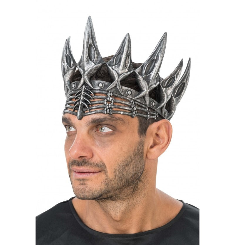ვერცხლისფერი გვირგვინი 58CM X 1.5CM X 18CM