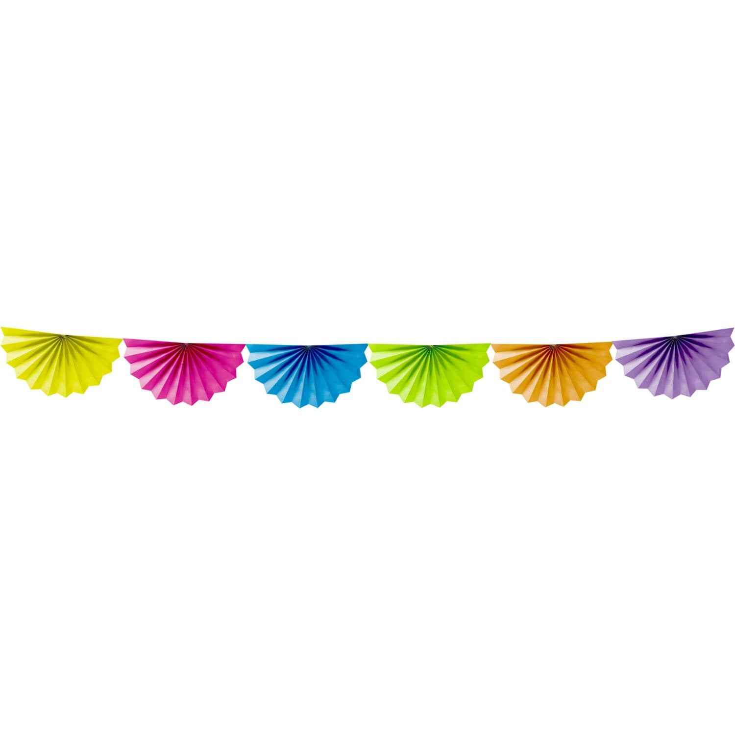 Garland colored paper ribbons 4m