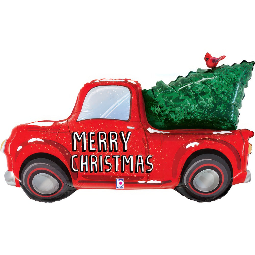 ფოლგირებული ბუშტი Christmas Truck 104სმ