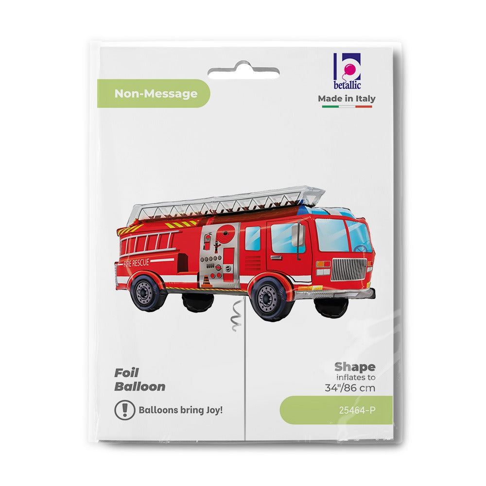 ფოლგირებული ბუშტი სახანძროს მანქანა 86სმ