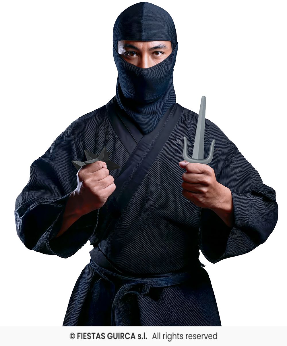 Set of 4 ninja tools (2 kunai and 2 shooting stars)