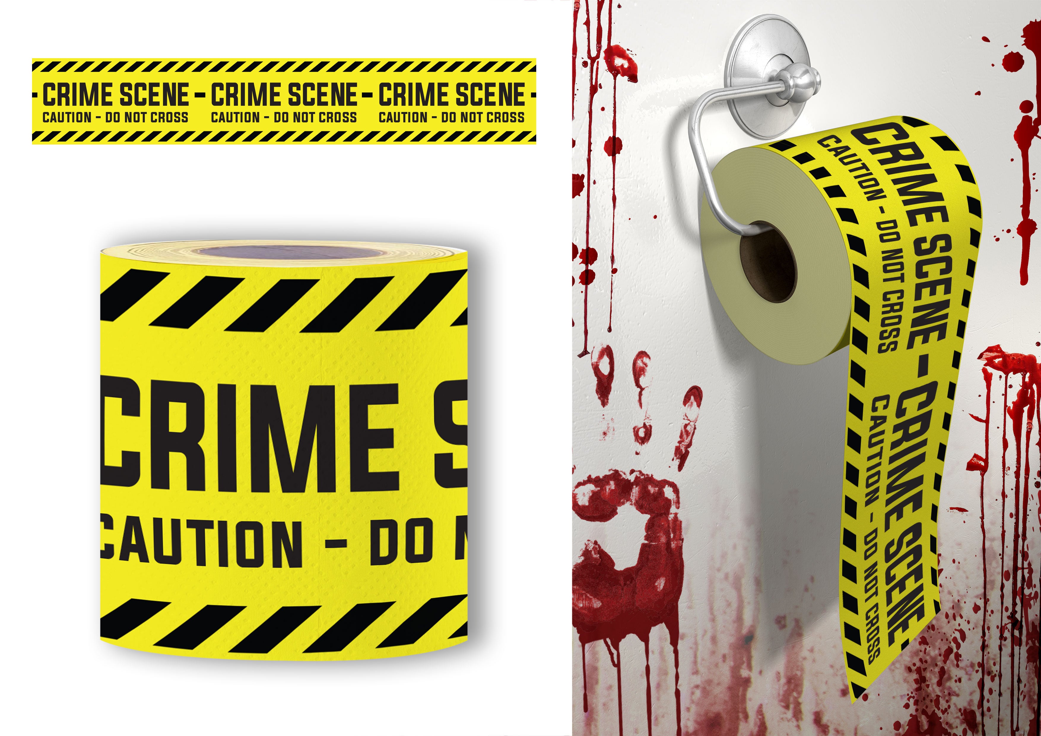 ტუალეტის ქაღალდი Crime scene 2 შრიანი 30 მ