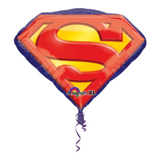 Foil Balloon Superman Emblem 66cm x 50cm